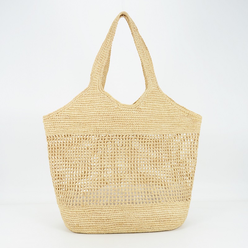 Hollow Out Design Care Raffia Large Tote 