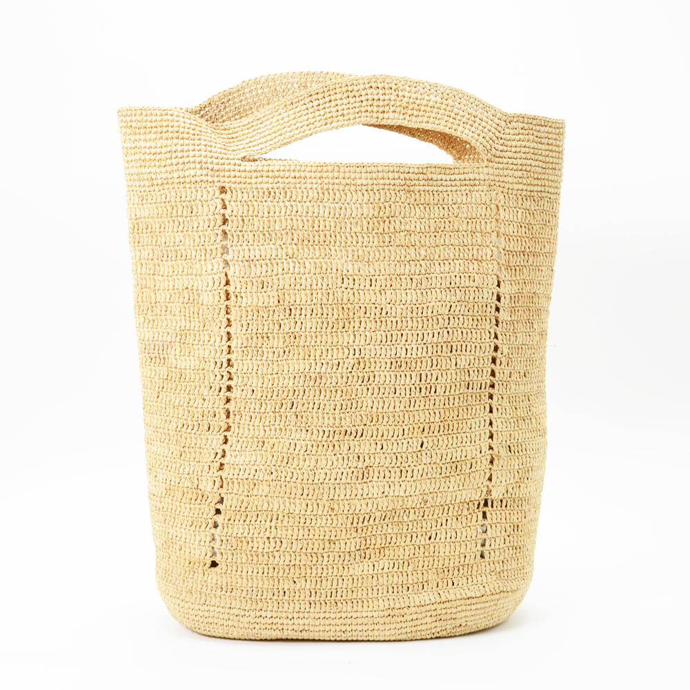 Natural Raffia Tote Bag