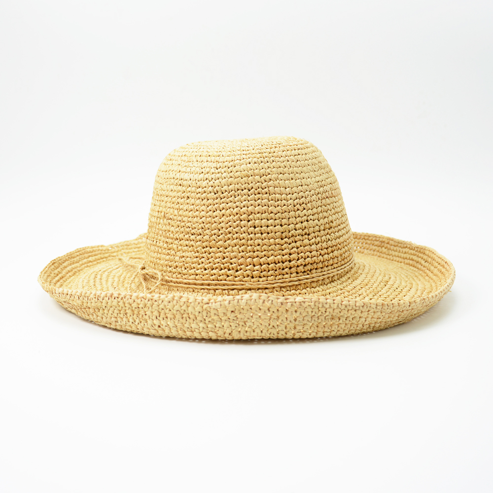 Wide Brim Raffia Hat