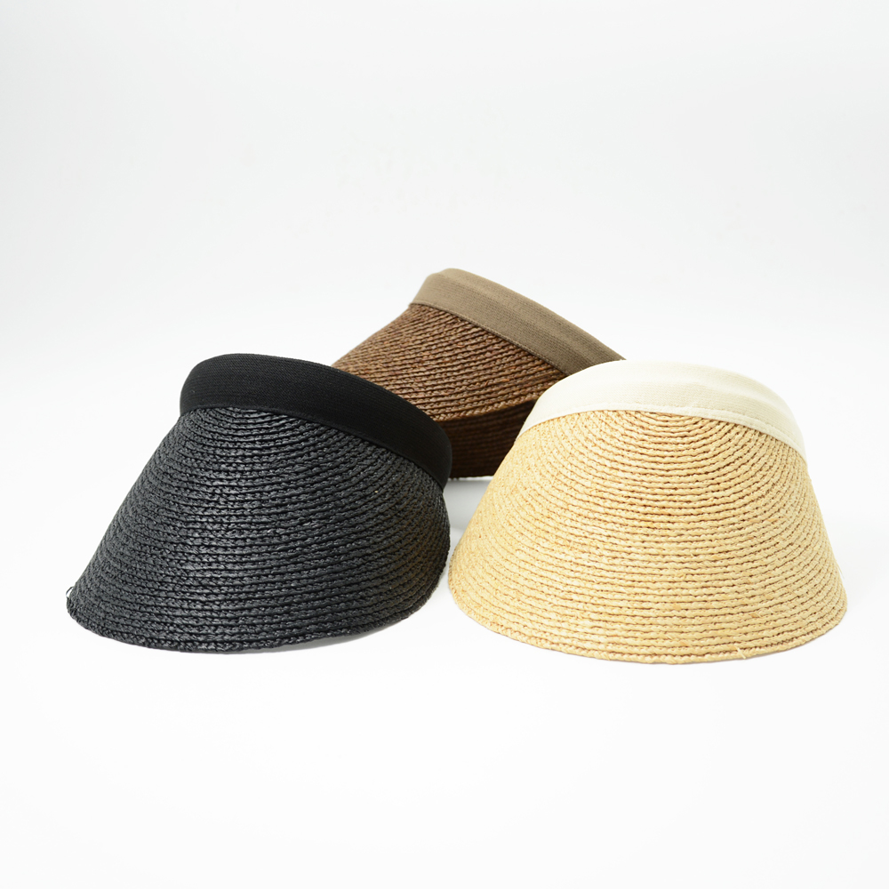 Summer Raffia Straw Sun Visors