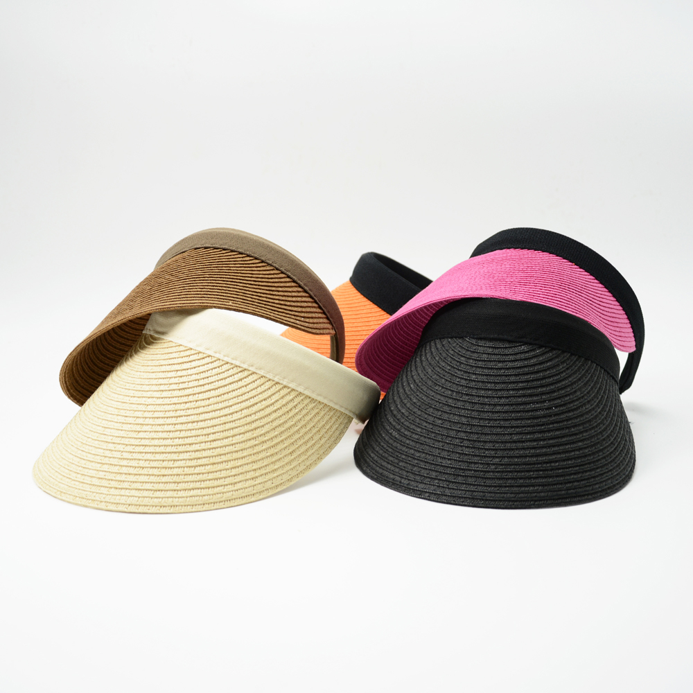 Summer Foldable Straw Sun Visors