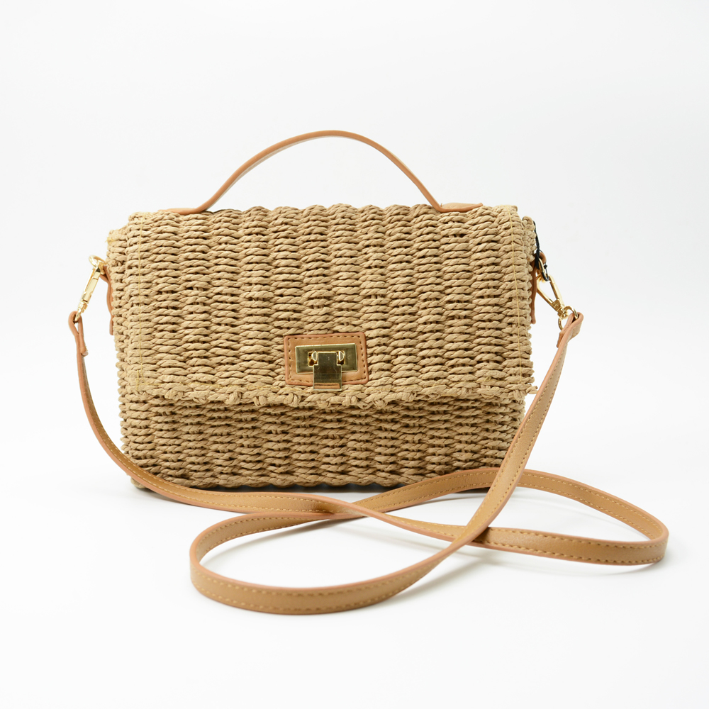 Woven Straw Cross Body