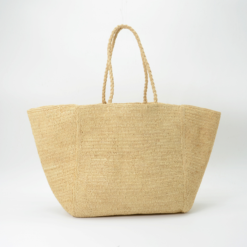 Woven Raffia Tote