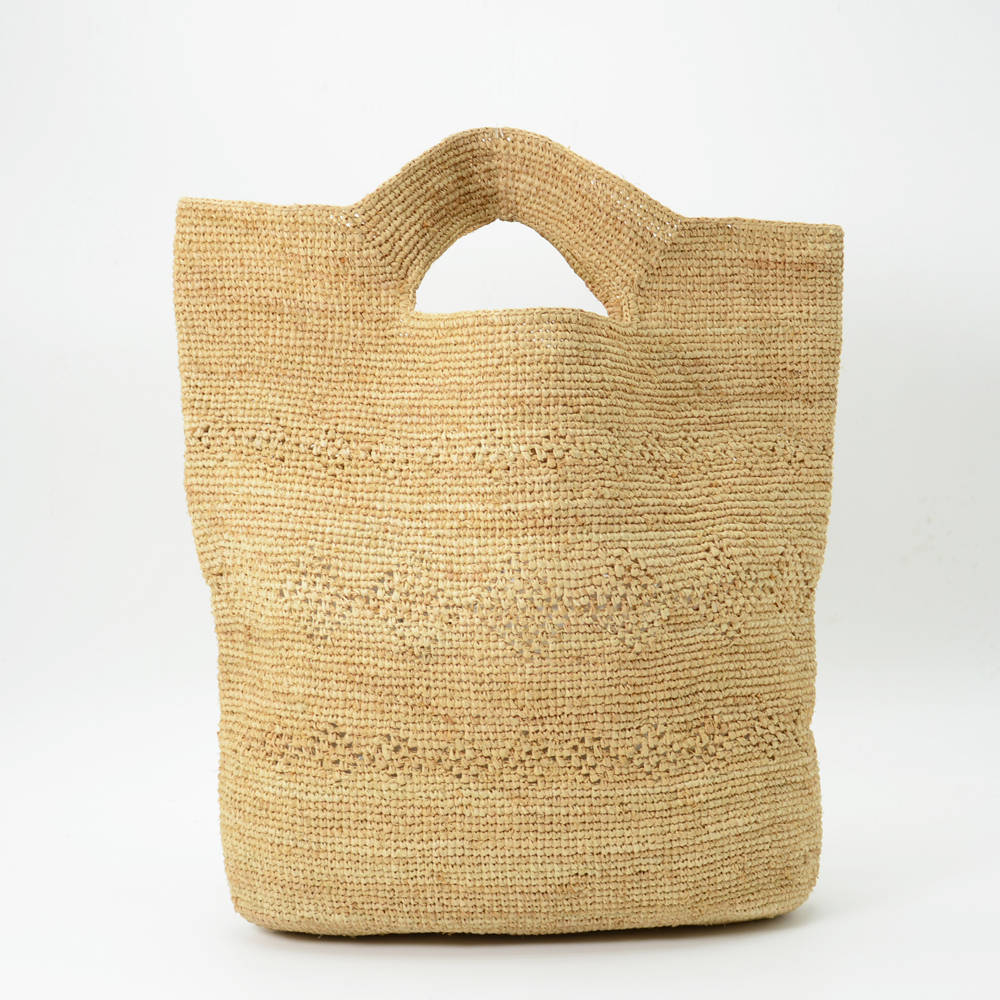 Natural Raffia Tote Bag