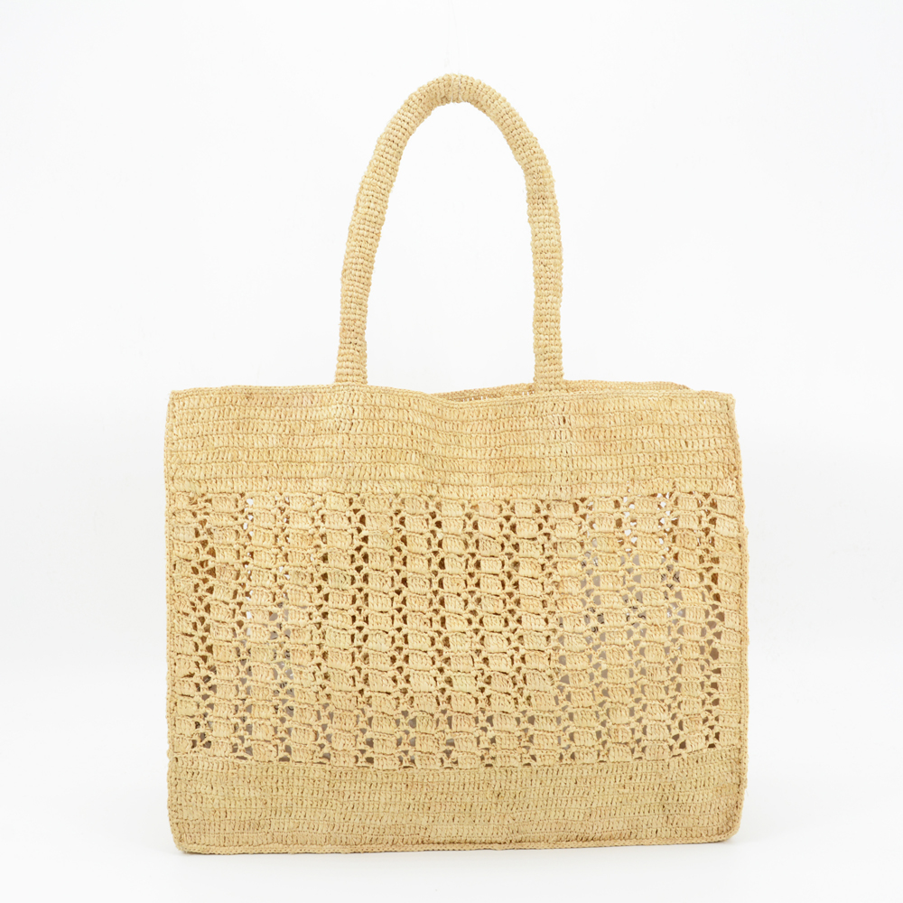 Maxi Raffia Tote